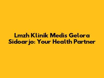 Lmzh Klinik Medis Gelora Sidoarjo: Your Health Partner