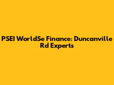 PSEI WorldSe Finance: Duncanville Rd Experts